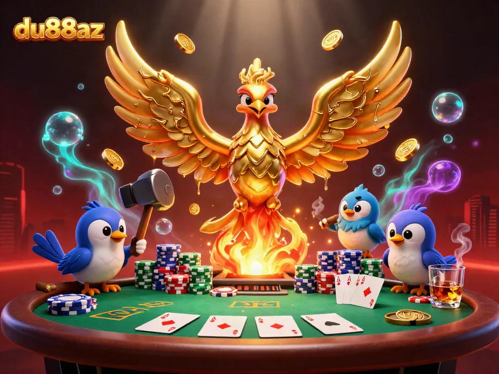Experience exhilarating wins at du88az with a dynamic 3D casino scene showcasing thrilling poker gameplay.
