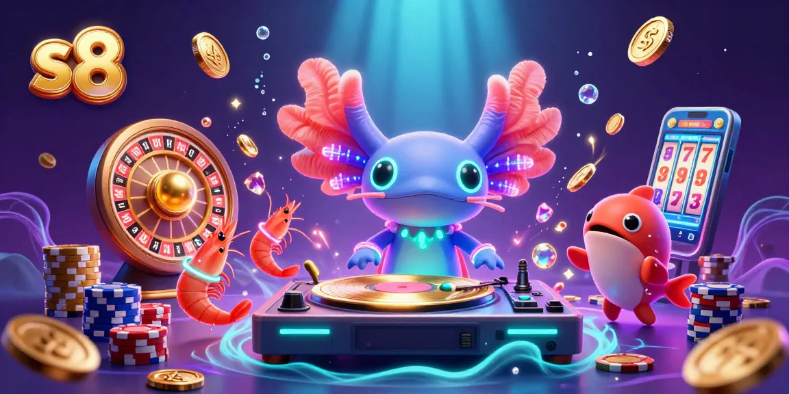 S8 entertains players with exciting underwater casino games featuring vibrant characters and dynamic action.