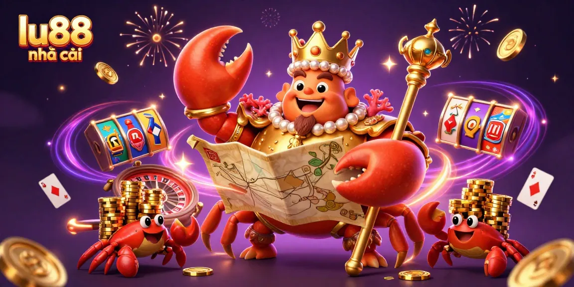 Join the fun at lu88 nhà cái, where the golden crab emperor rules over a vibrant casino world filled with excitement.