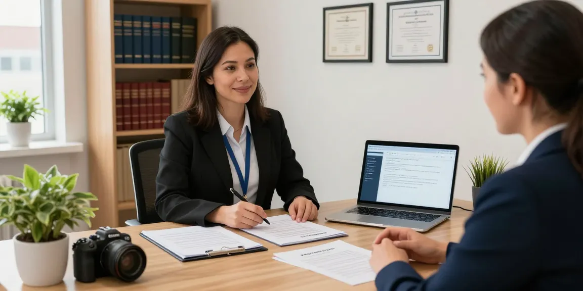 Notary in Brampton providing professional services in a welcoming office setting.