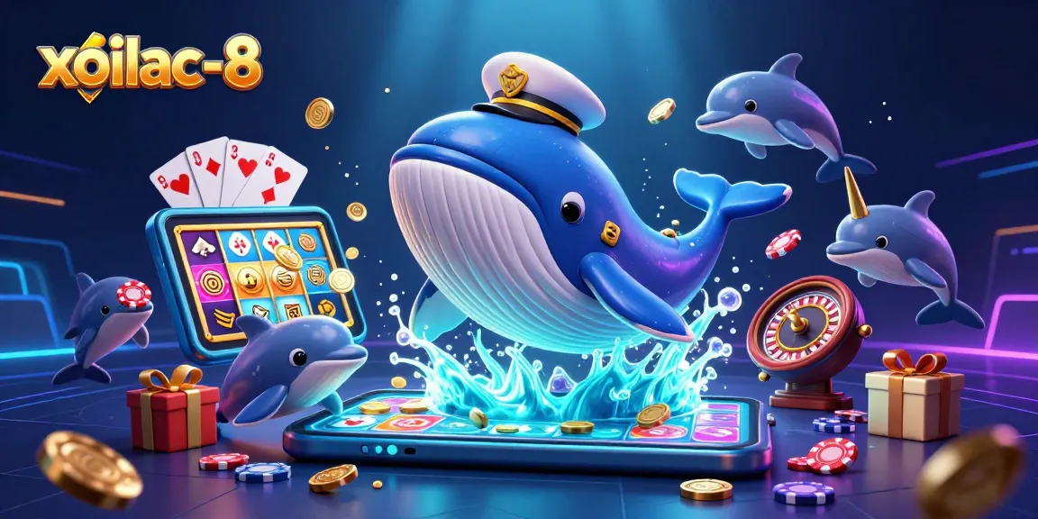 Xoilac-8 brings excitement to the gambling world with a captivating underwater casino scene.