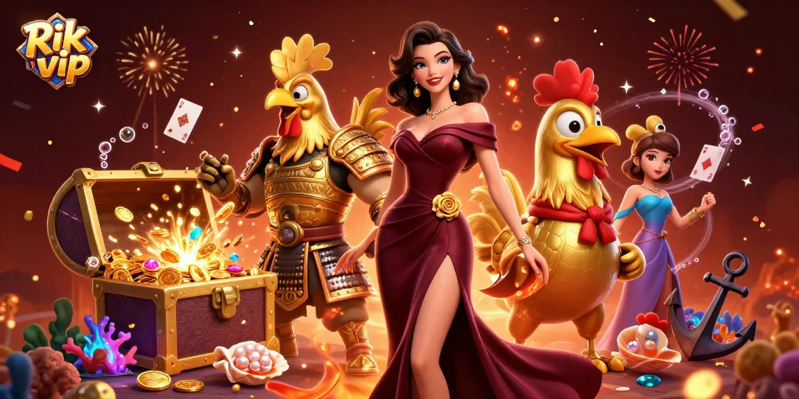 Engage with exciting gameplay at Rik vip through thrilling 3D casino action.