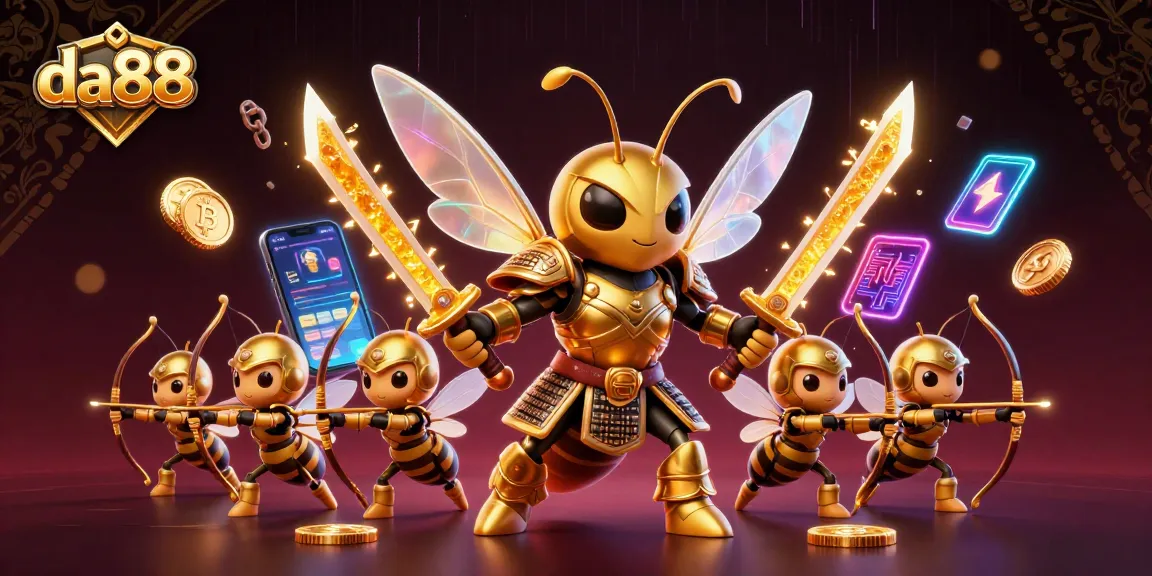 Experience thrilling gaming action with da88 through vivid 3D casino elements and characters.