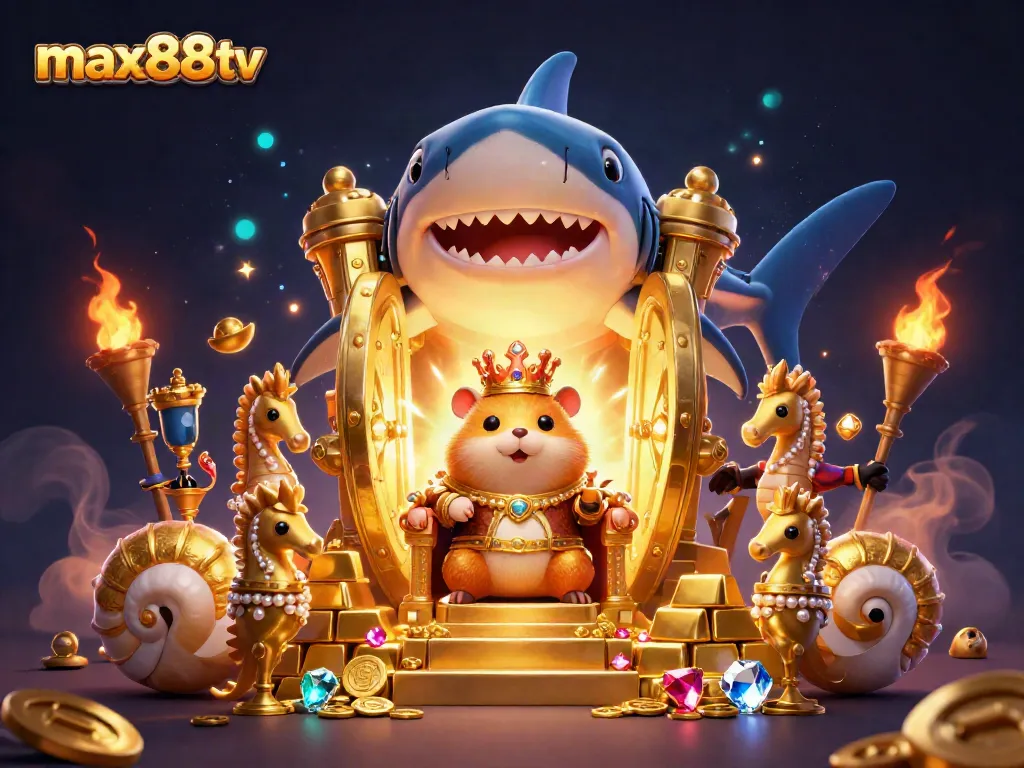 Experience thrilling wins at max88tv with a vibrant casino scene filled with treasures.