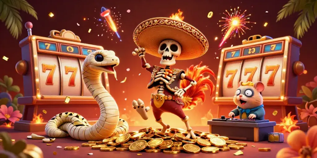 Experience u88's thrilling slot reels and jackpot excitement with a vibrant 3D illustration.