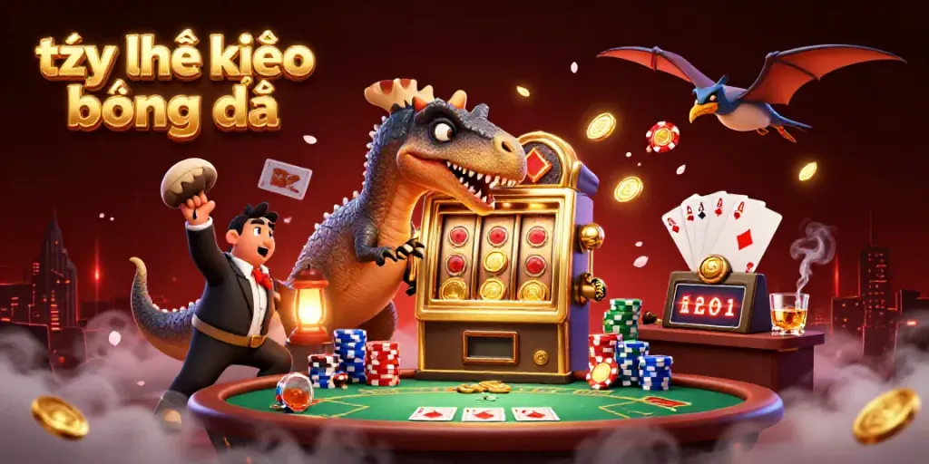 Experience thrilling moments with tỷ lệ kèo bóng đá as a pachycephalosaurus wins coins at a slot machine.
