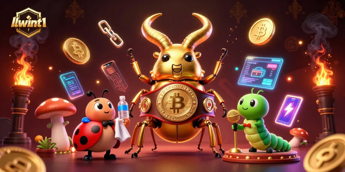 Experience online gaming excitement with llwint1's vibrant 3D illustration showcasing captivating characters.