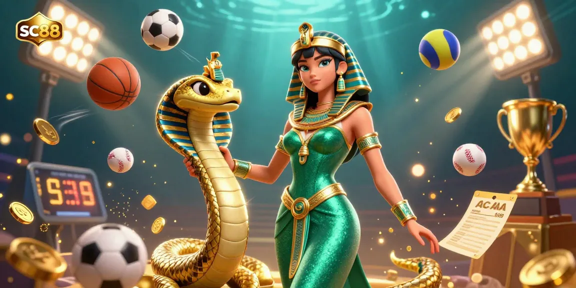 Bet on SC88's exciting games with a stunning casino scene featuring vibrant characters and dynamic elements.