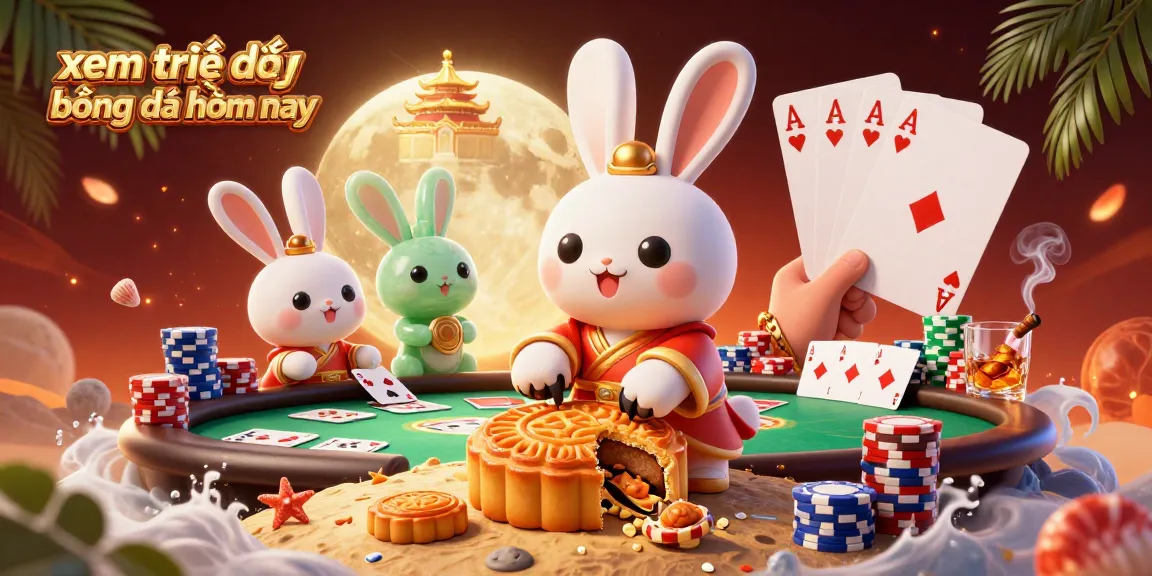 xem trực tiếp bóng đá hôm nay features competitive gaming with vibrant 3D characters and casino elements in a dynamic scene.