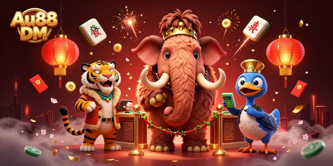 Experience electrifying gaming at Au88 DM with a woolly mammoth bouncer, saber-tooth tiger VIP, and dodo doorman.