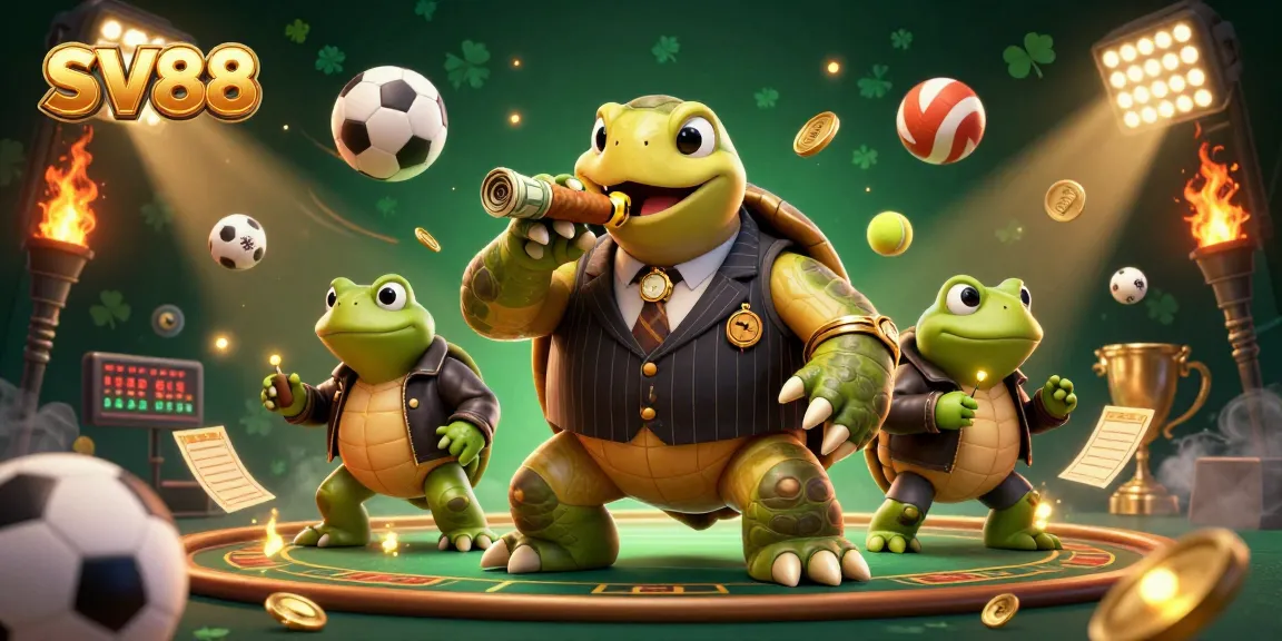 Experience thrilling betting action at SV88 with dynamic sports and casino visuals.