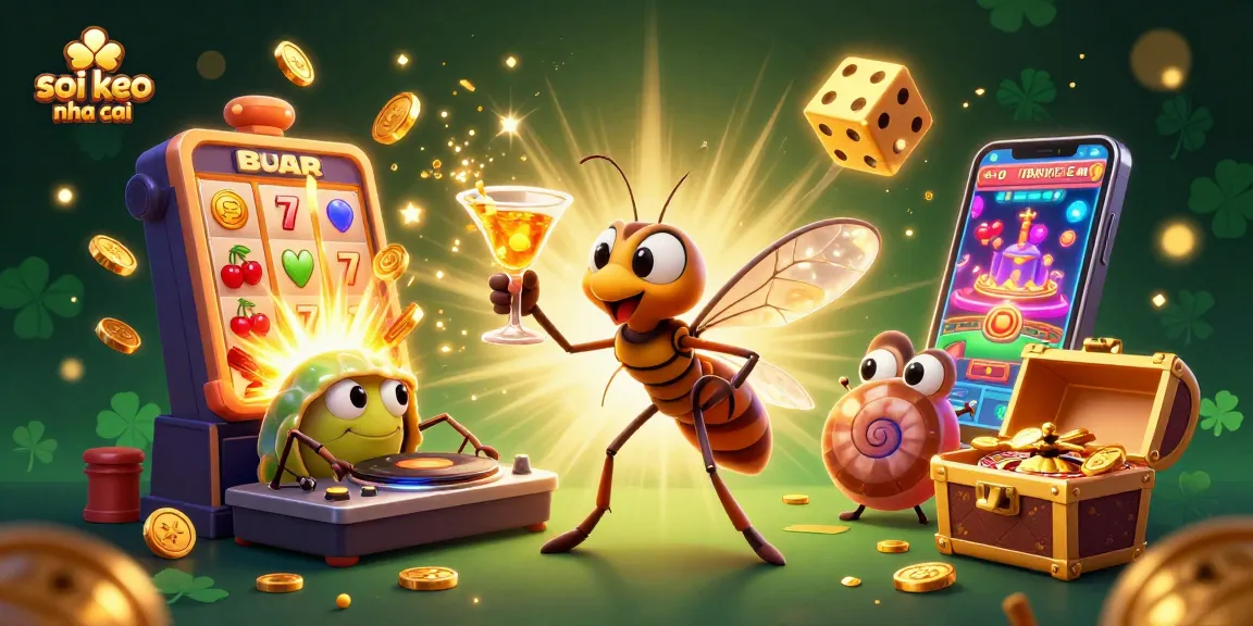 Experience exciting gambling with soi keo nha cai, featuring dynamic casino characters and vibrant elements.