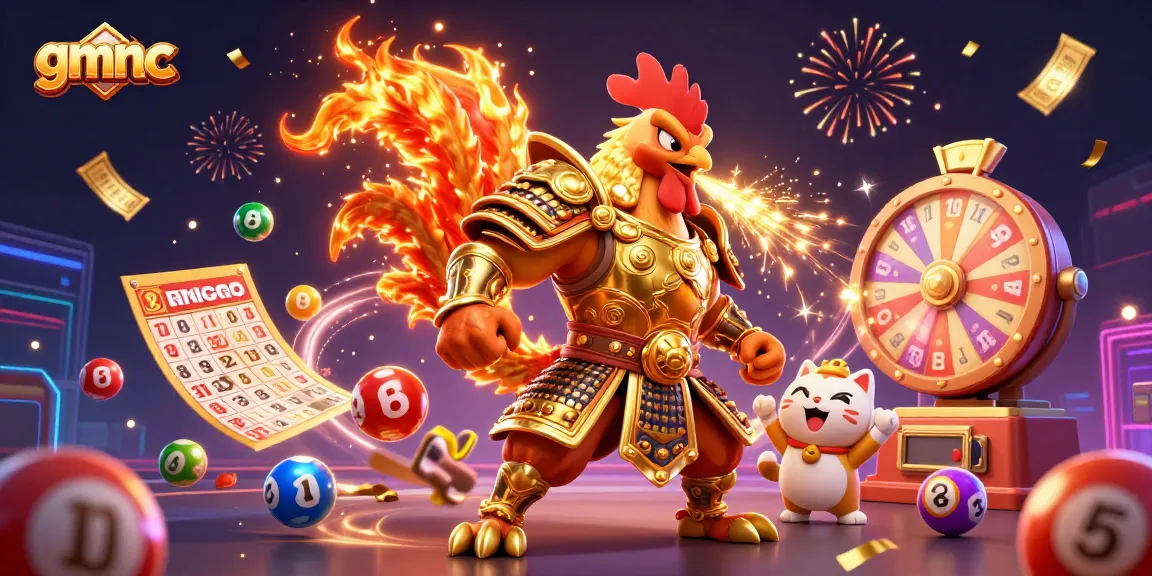Experience GMNC insights with vibrant gaming action and dynamic lottery elements.